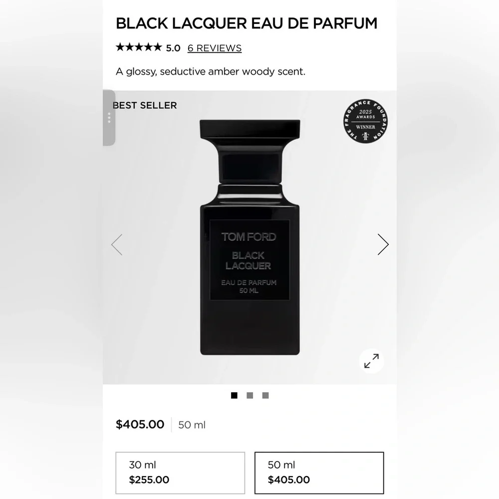 NEW Tom Ford Black Lacquer 50ML